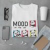 MOOD WITH PANDA PRINTED REGULAR T SHIRT - Image 2
