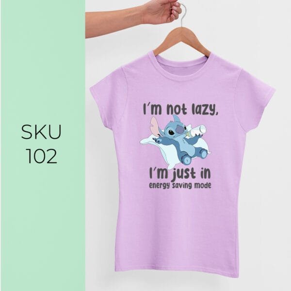 I'M NOT LAZY PRINTED KIDS T SHIRTS - Image 2
