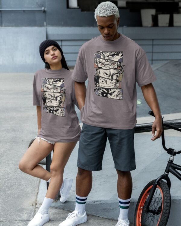 ANIME FACE PRINTED T SHIRT (220 GSM) UNISEX - Image 6