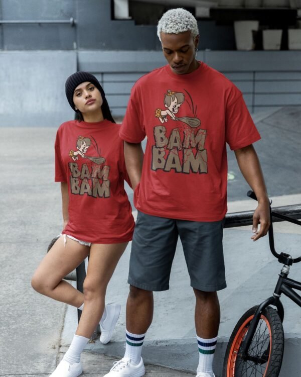 BAM BAM PRINTED T SHIRT PREMIUM UNISEX - Image 4
