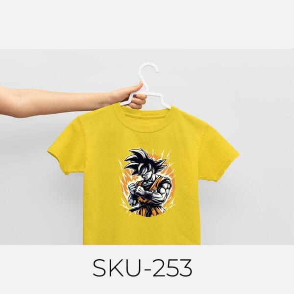 GOKU PRINTED KIDS T SHIRTS - Image 24
