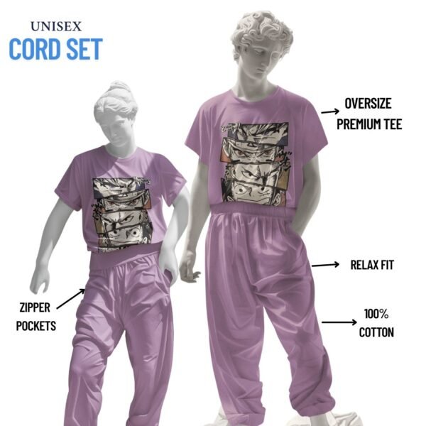 ANIME FACE PRINTED CO ORD SET - Image 3