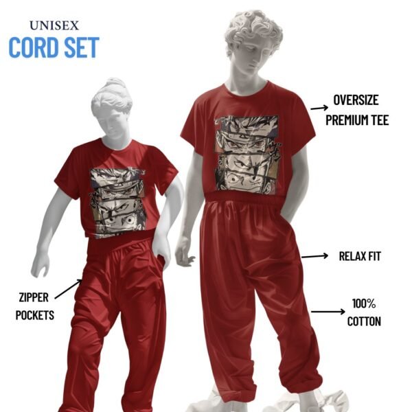 ANIME FACE PRINTED CO ORD SET - Image 4