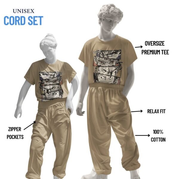 ANIME FACE PRINTED CO ORD SET - Image 2