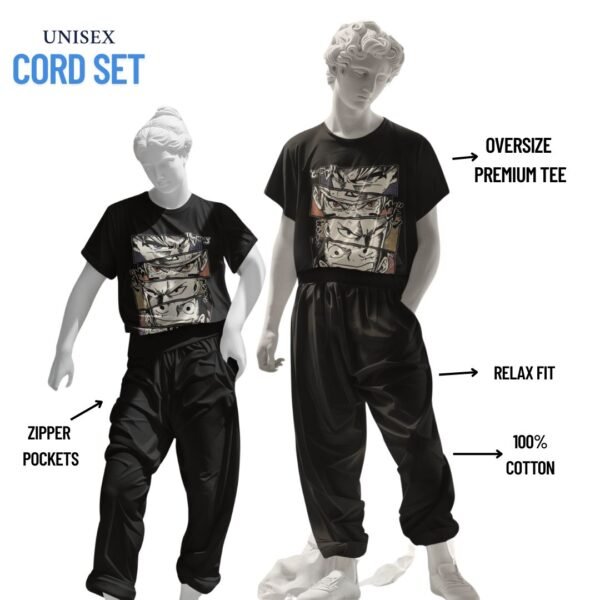 ANIME FACE PRINTED CO ORD SET - Image 5