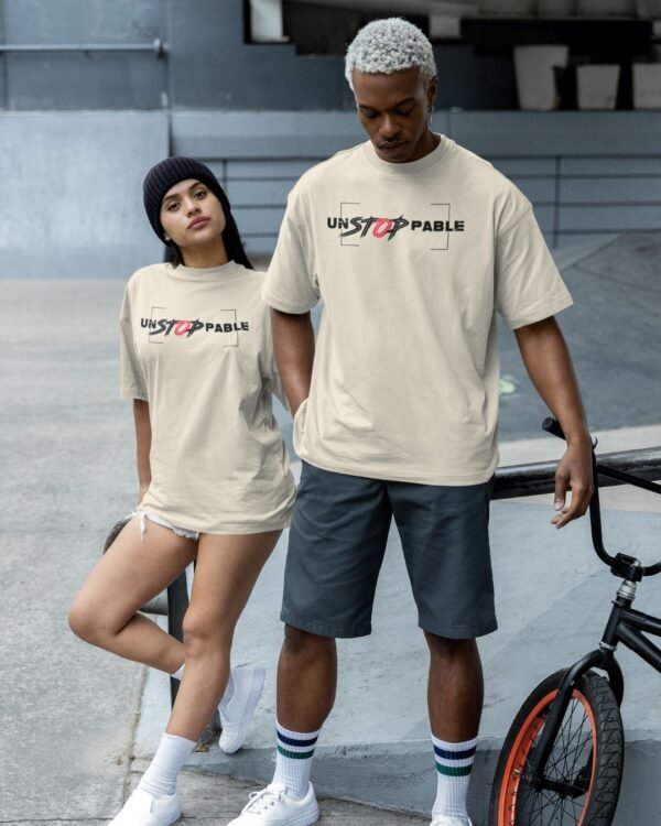 UNSTOPPABLE PRINTED T SHIRT (220 GSM) UNISEX - Image 3