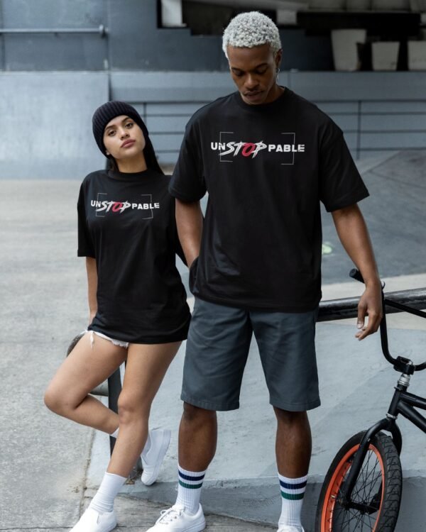 UNSTOPPABLE PRINTED T SHIRT (220 GSM) UNISEX - Image 2