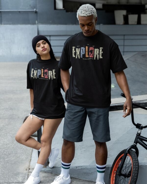 EXPLORE PRINTED T SHIRT (220 GSM) UNISEX - Image 4