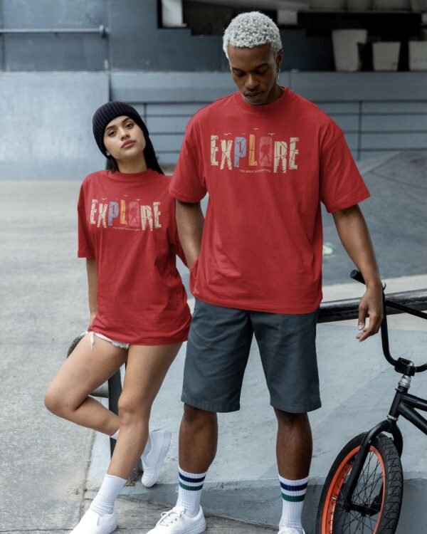 EXPLORE PRINTED T SHIRT (220 GSM) UNISEX - Image 3
