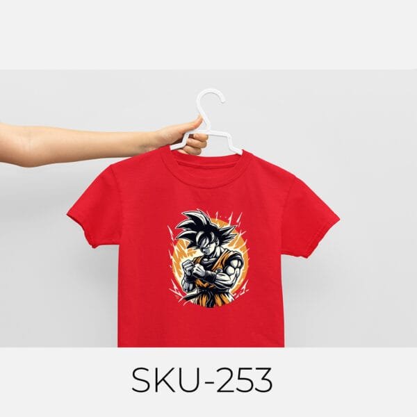 GOKU PRINTED KIDS T SHIRTS - Image 23