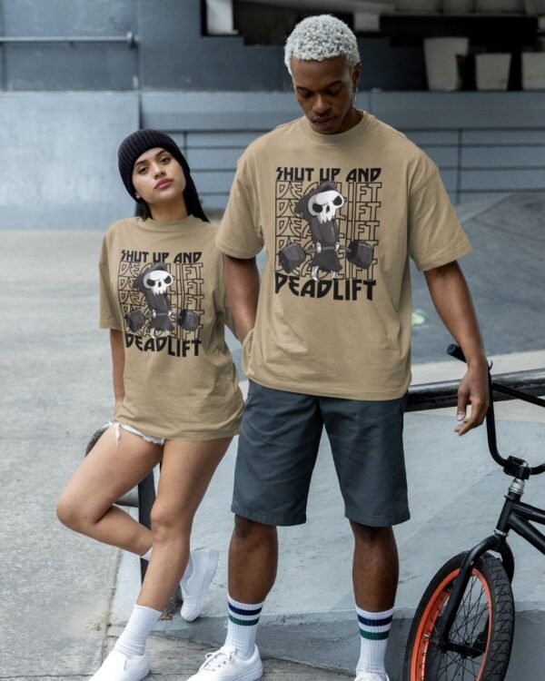 DEADLIFT PRINTED GYM T SHIRT (220 GSM) UNISEX - Image 6