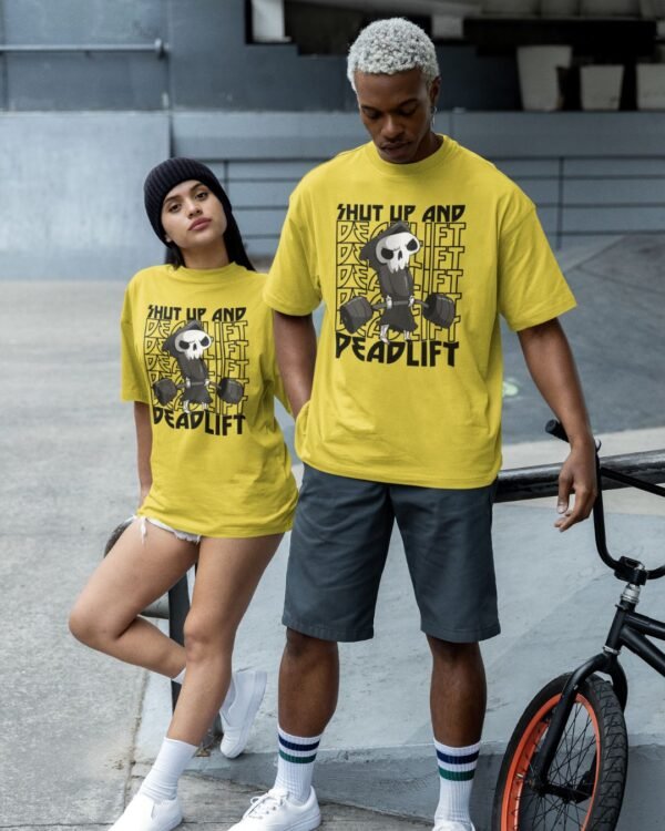 DEADLIFT PRINTED GYM T SHIRT (220 GSM) UNISEX - Image 5
