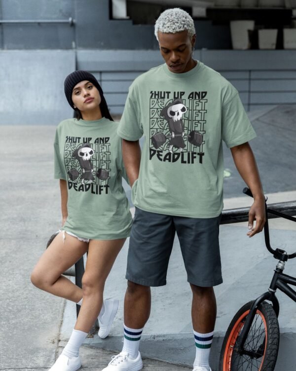 DEADLIFT PRINTED GYM T SHIRT (220 GSM) UNISEX - Image 4