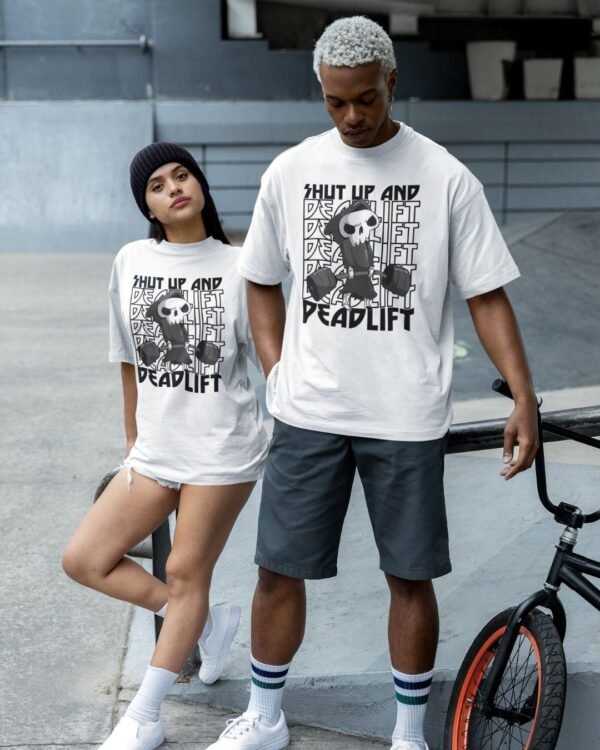 DEADLIFT PRINTED GYM T SHIRT (220 GSM) UNISEX - Image 3