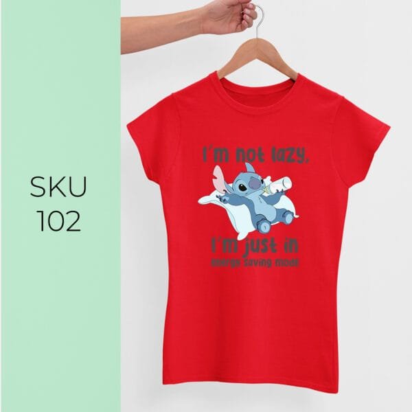 I'M NOT LAZY PRINTED KIDS T SHIRTS - Image 5