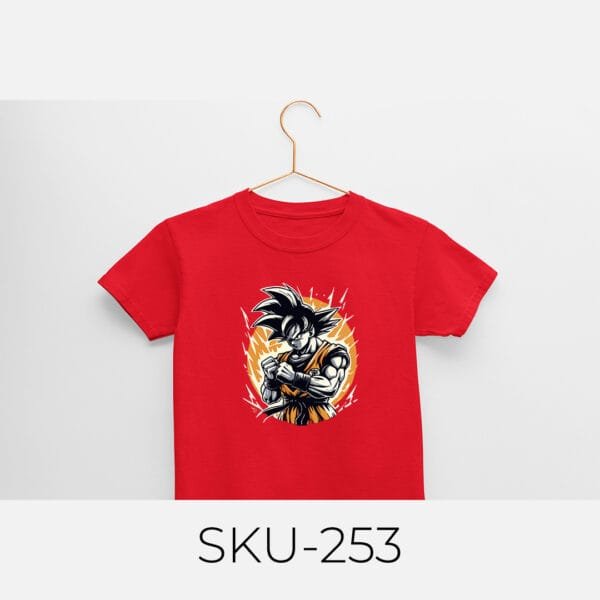 GOKU PRINTED KIDS T SHIRTS - Image 16