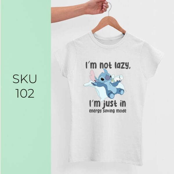 I'M NOT LAZY PRINTED KIDS T SHIRTS - Image 4