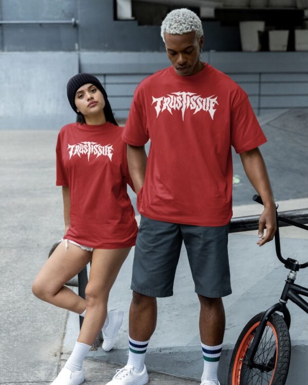 TRUST ISSUE PRINTED T SHIRT (220GSM) UNISEX - Image 5