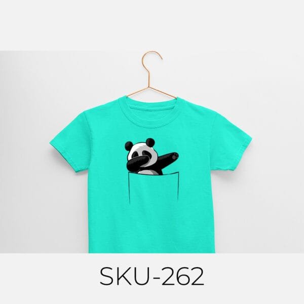 PANDA PRINTED KIDS T SHIRTS - Image 13