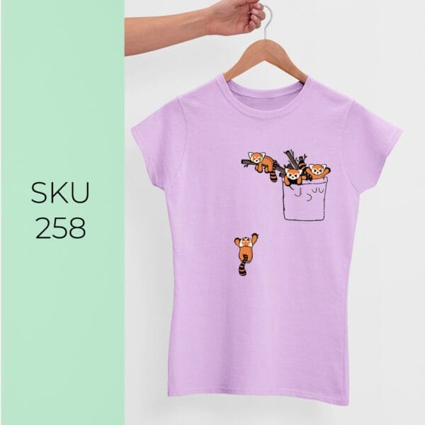 FOX IN POCKET PRINTED KIDS T SHIRTS - Image 3