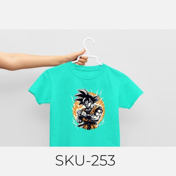 GOKU PRINTED KIDS T SHIRTS - Image 20
