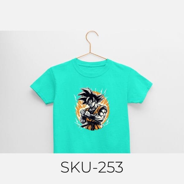 GOKU PRINTED KIDS T SHIRTS - Image 14