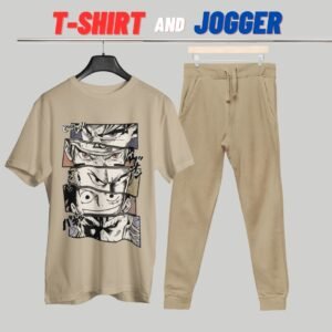 ANIME FACE PRINTED CO ORD SET