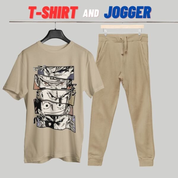 ANIME FACE PRINTED CO ORD SET