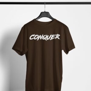 CONQUER PRINTED T SHIRT (220 GSM) UNISEX
