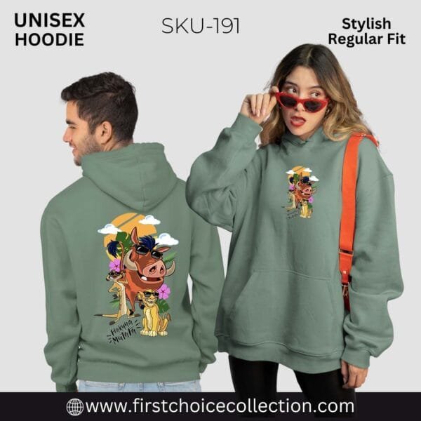 HAKUNA MATATA PRINTED HOODIES UNISEX - Image 11
