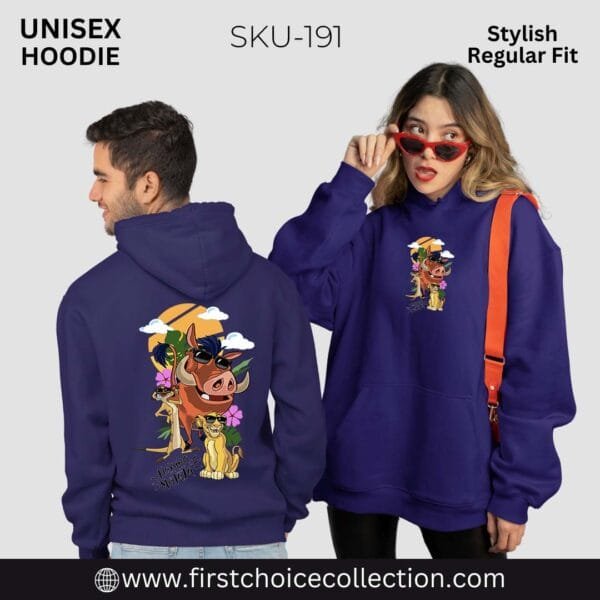 HAKUNA MATATA PRINTED HOODIES UNISEX - Image 10