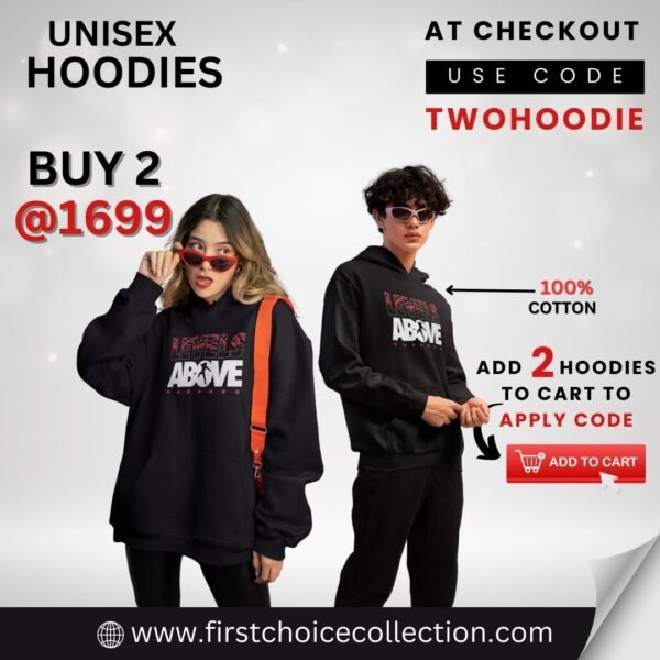 LEVELS ABOVE PRINTED HOODIES UNISEX - Image 2