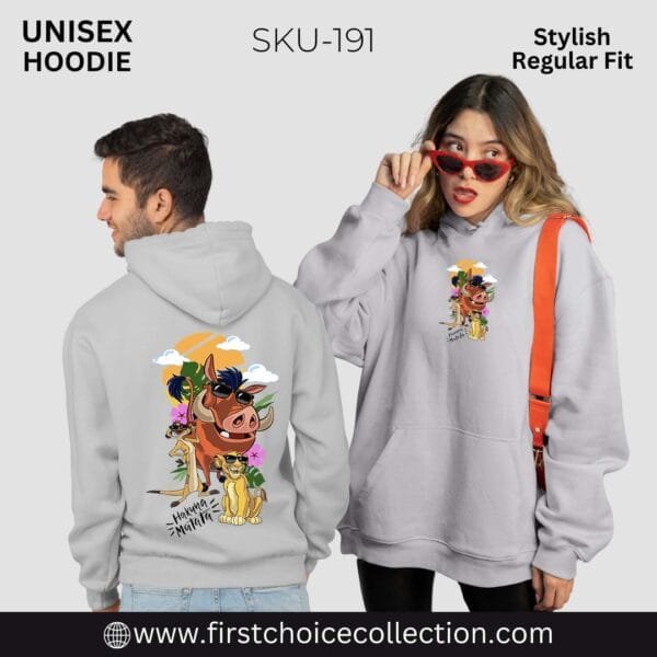 HAKUNA MATATA PRINTED HOODIES UNISEX - Image 8
