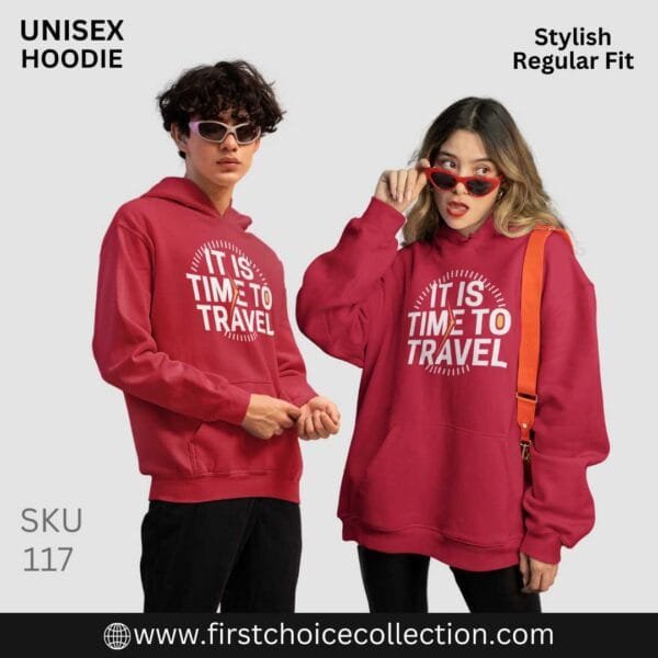 TRAVELING PRINTED HOODIES UNISEX - Image 4