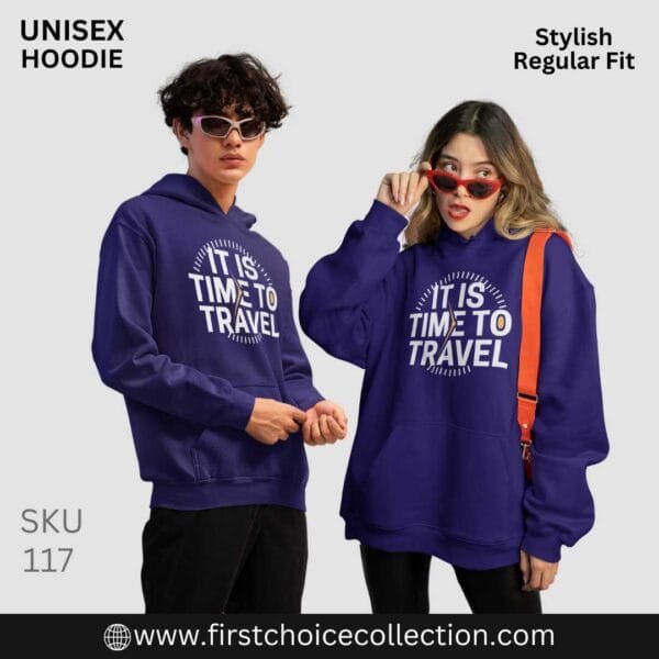 TRAVELING PRINTED HOODIES UNISEX - Image 2