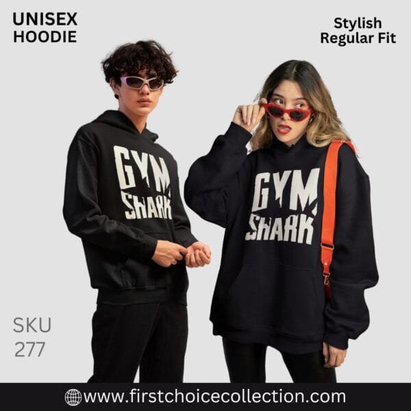 GYM SHARK PRINTED HOODIES UNISEX - Image 4