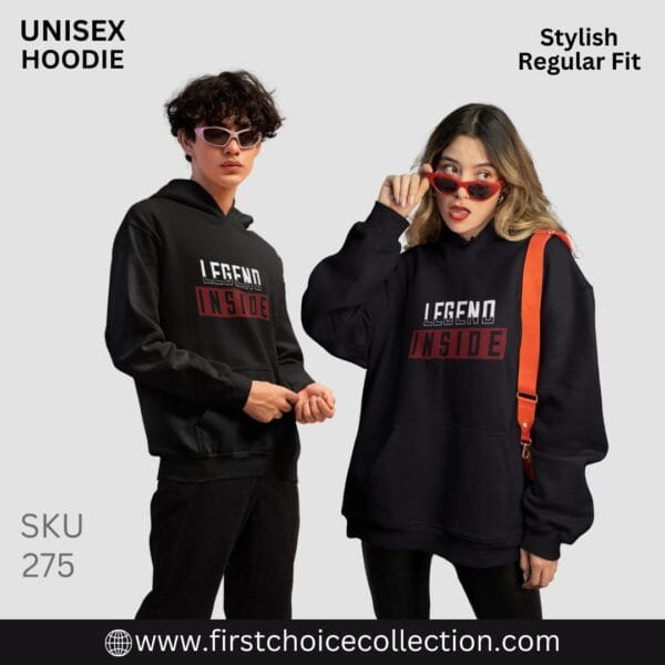 LEGEND INSIDE PRINTED HOODIES UNISEX - Image 4