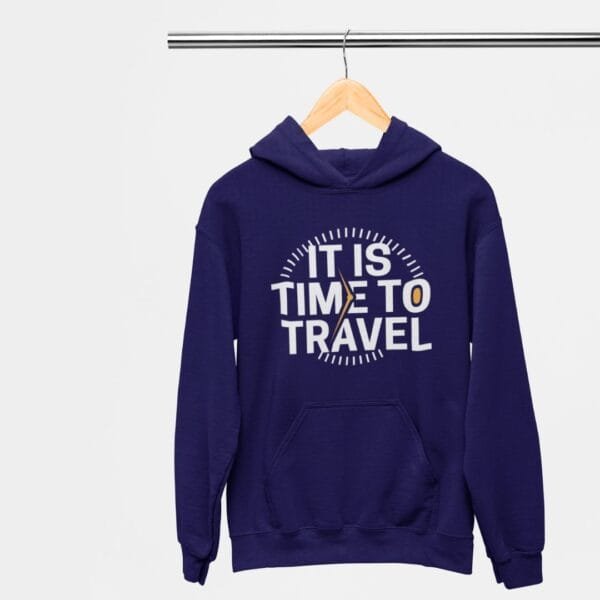 TRAVELING PRINTED HOODIES UNISEX
