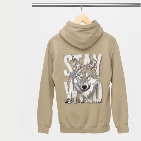 STAY WILD PRINTED HOODIES UNISEX