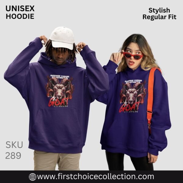 THE GOAT PRINTED HOODIES UNISEX - Image 5