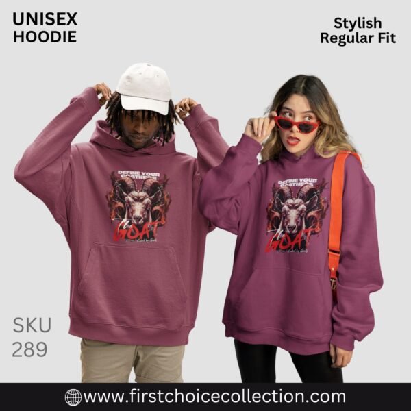THE GOAT PRINTED HOODIES UNISEX - Image 6