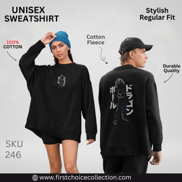 VEGETA PRINTED SWEATSHIRT UNISEX - Image 4