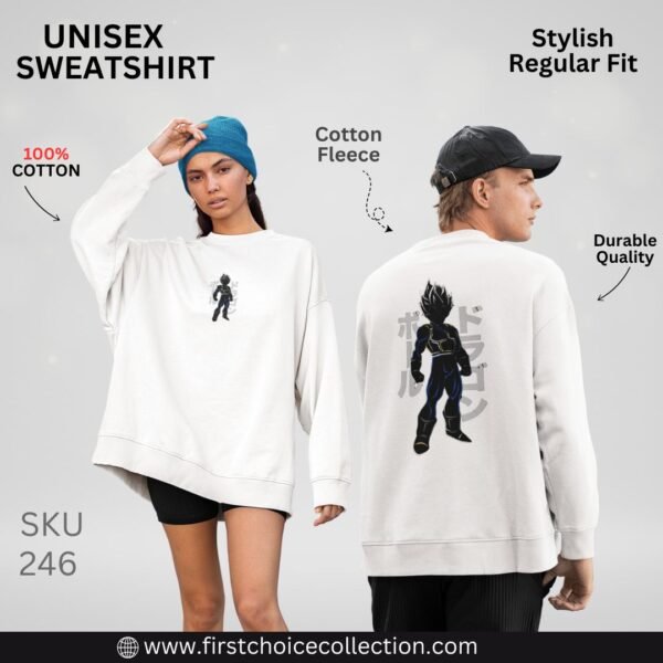 VEGETA PRINTED SWEATSHIRT UNISEX - Image 5