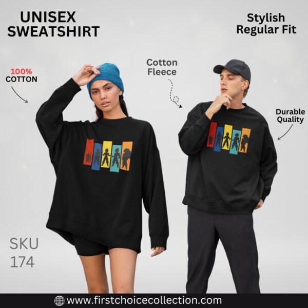 ANIME PRINTED SWEATSHIRT UNISEX - Image 3
