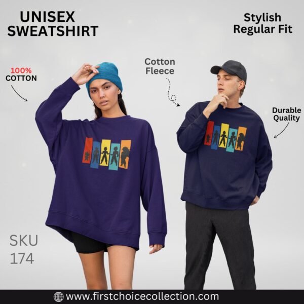 ANIME PRINTED SWEATSHIRT UNISEX - Image 5