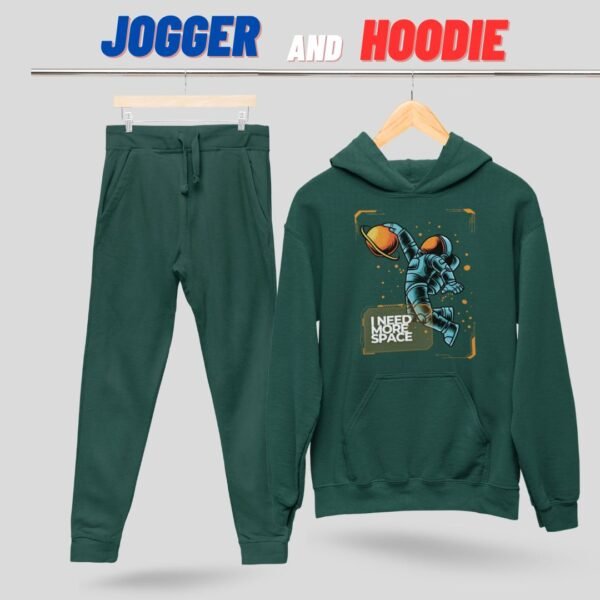 ASTRONAUT PRINTED HOODIE WITH JOGGERS UNISEX