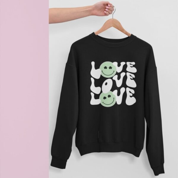 LOVE PRINTED SWEATSHIRT WOMEN'S