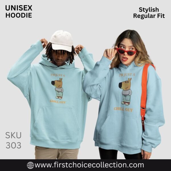 CHILL GUY PRINTED HOODIES UNISEX - Image 3