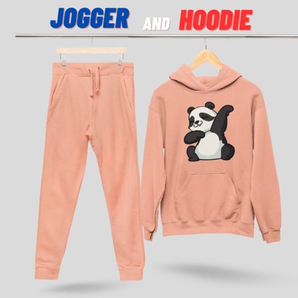 PANDA PRINTED HOODIE WITH JOGGERS UNISEX