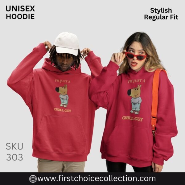 CHILL GUY PRINTED HOODIES UNISEX - Image 4